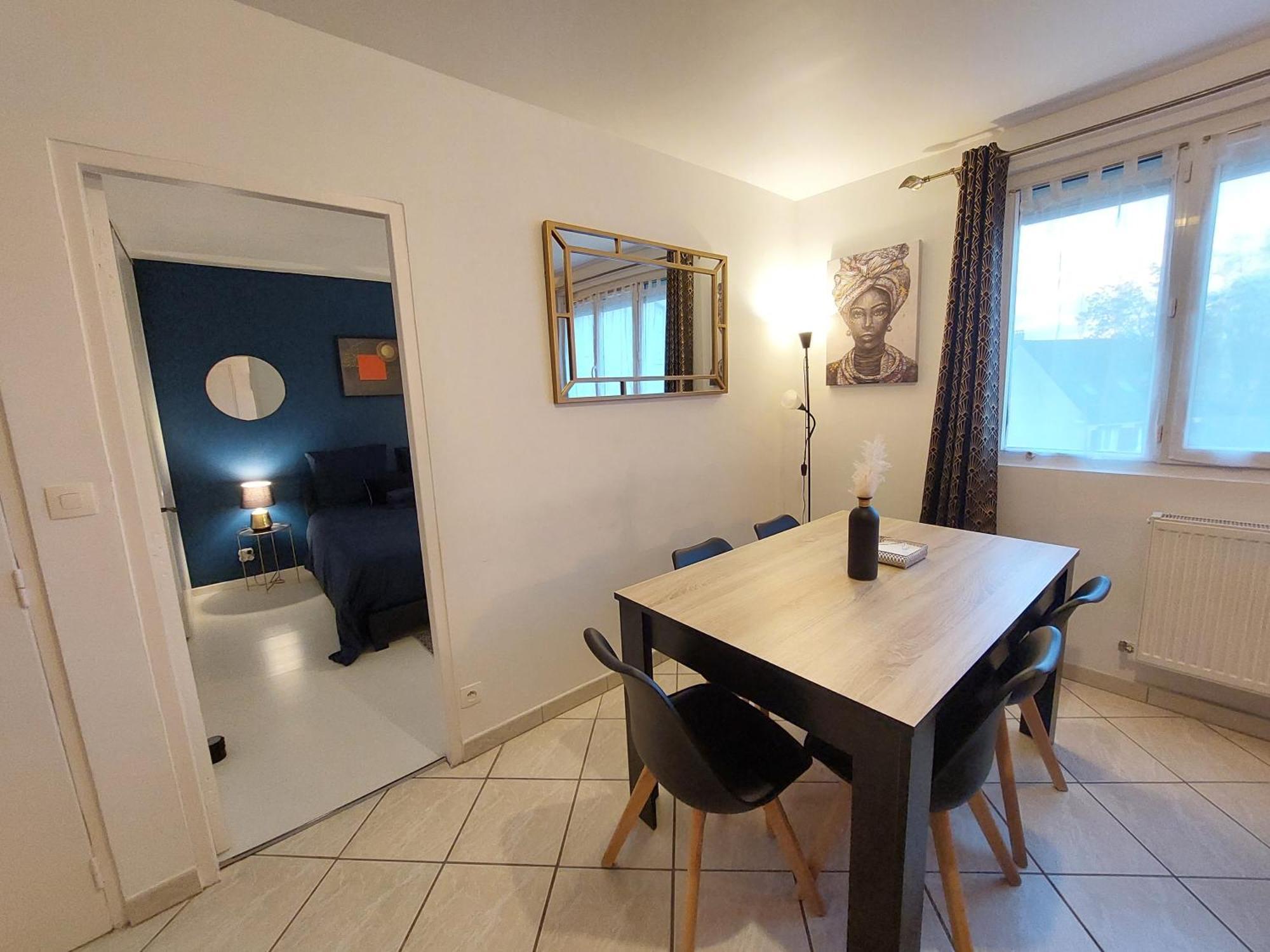 Apartmán Le Chic Ethnic Dreux Exteriér fotografie